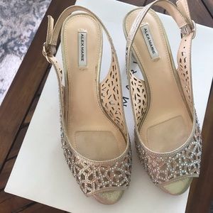 Alex Marie Platform Slingback Heels